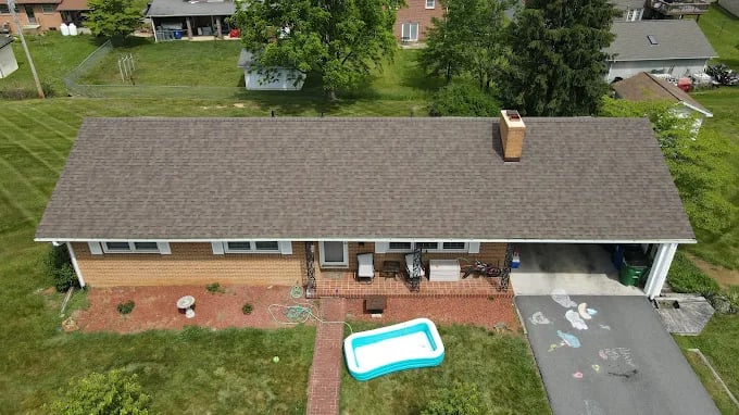 Ranch Home Shingle Roof