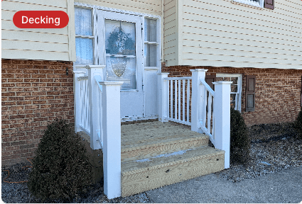 Deck with Door Installation