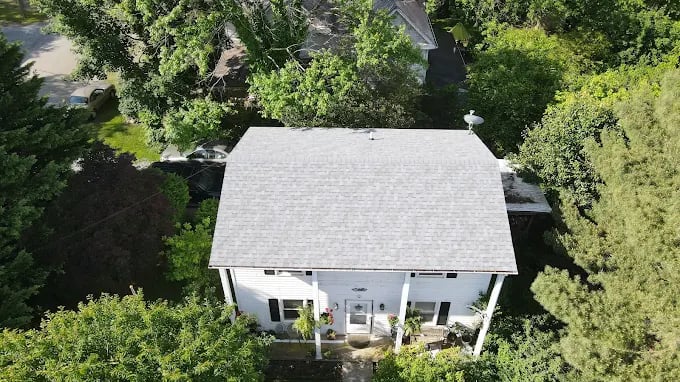 Aerial View - Residential Shingle Roof
